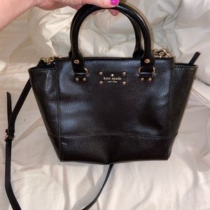 Kate spade medium black satchel !!!